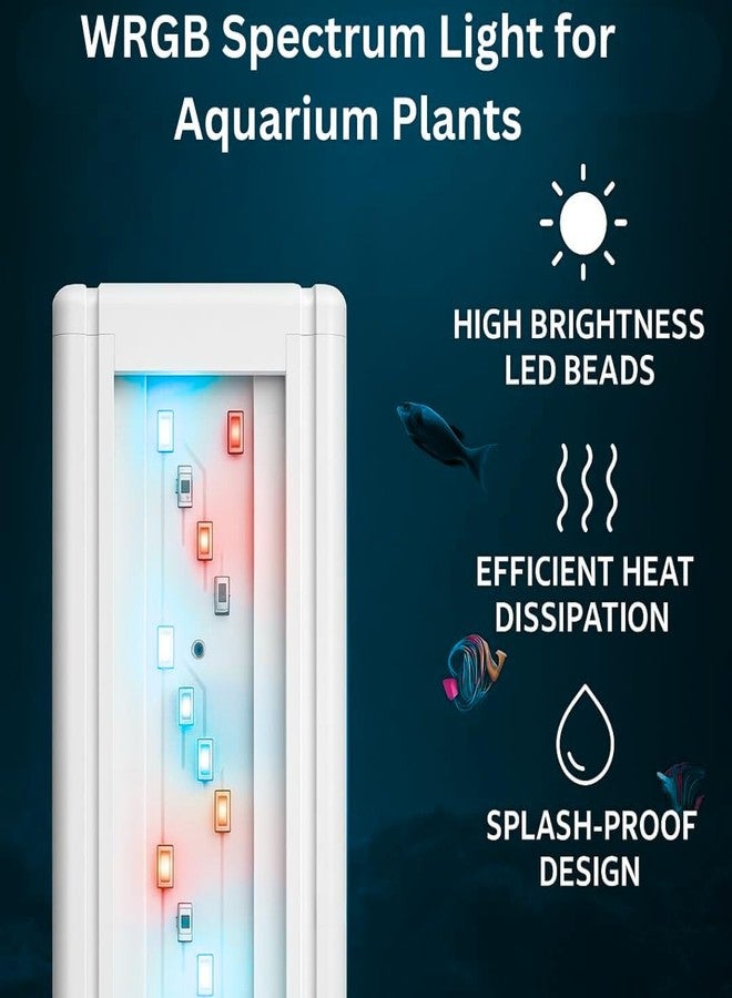 VAYINATO Nemo 300 WRGB Aquarium LED Light - Suitable for 20-30 cm Tanks | Energy Efficient, High Color Rendering, Ultra-Thin Design - Image 4